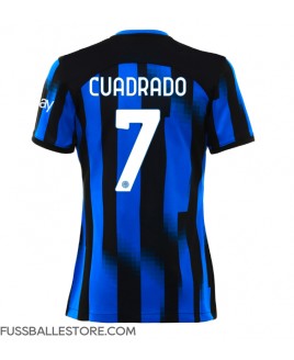 Günstige Inter Milan Juan Cuadrado #7 Heimtrikot Damen 2023-24 Kurzarm